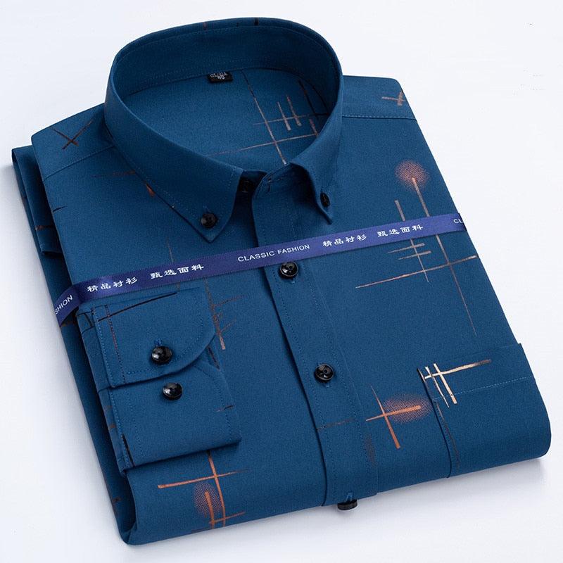 "Chemises habillées pour homme, dernier cri de printemps et d'automne" Mens shrit 25