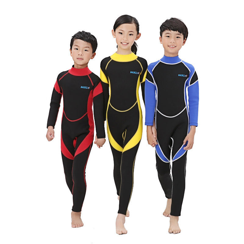 Children's combinaison de plongée une pièce chaude et imperméable AOMshop