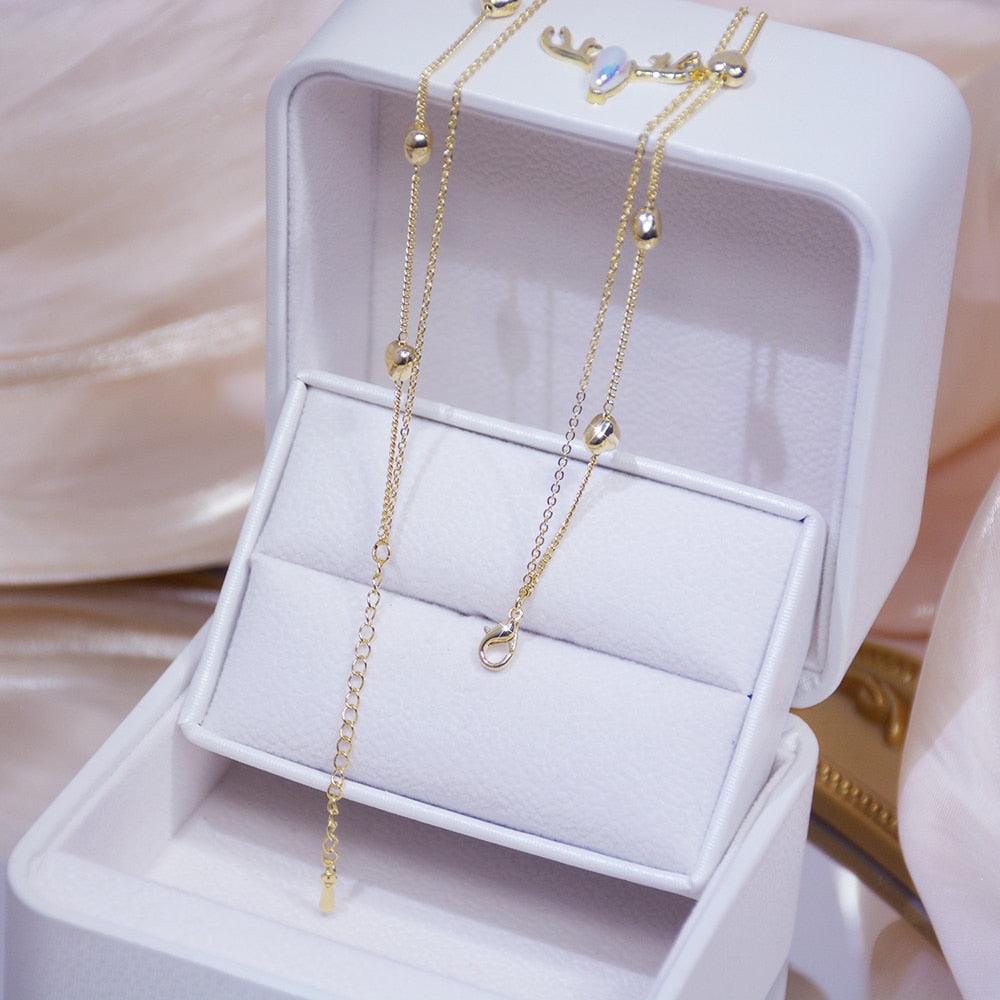 Coeur Collier Brillant