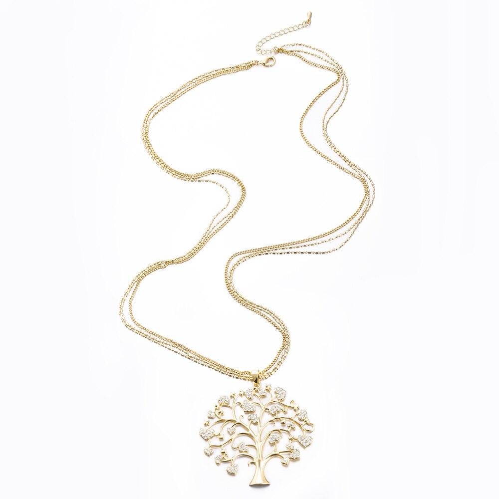 Collier Arbre de Vie Pendentif pour Femme - Bijoux Accessoires Cadeau