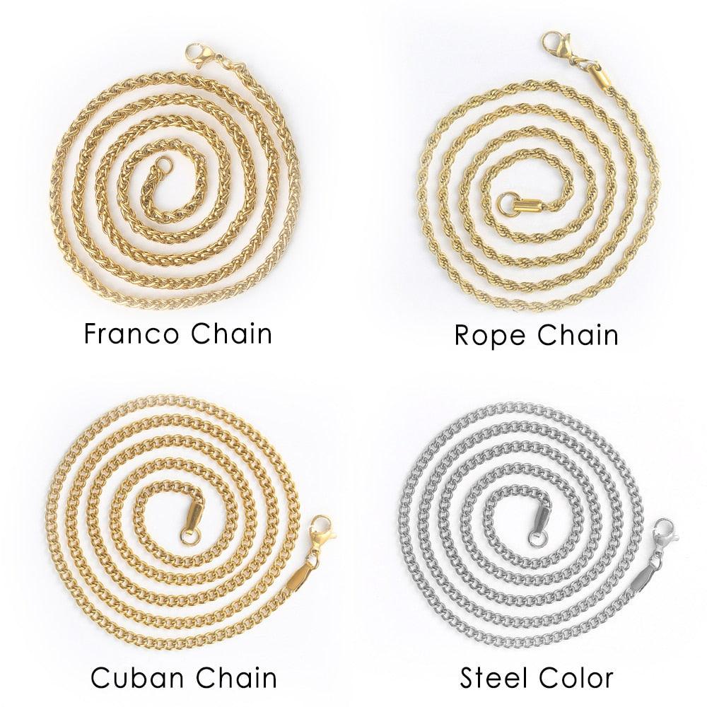 Collier pendentif croix hiphop pour femmes et hommes