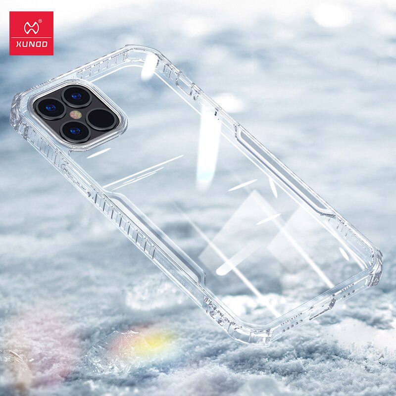 Coque iPhone 12 Mini 12 Pro Max - Coque transparente Xundd résistante aux chocs pour iPhone12 Mini 5.4" Clear