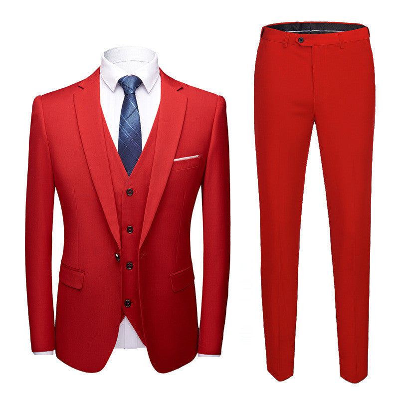 "Costume Homme Mariage - AOMshop" Red