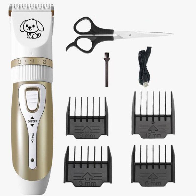 Coupe Poils pour Chien et Chat Rechargeable USB Packaging H