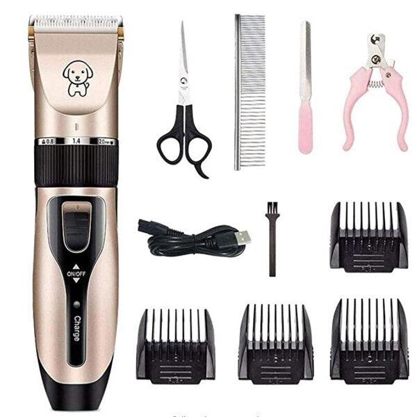 Coupe Poils pour Chien et Chat Rechargeable USB Packaging B