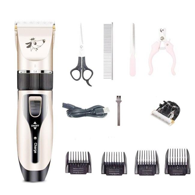 Coupe Poils pour Chien et Chat Rechargeable USB Packaging E