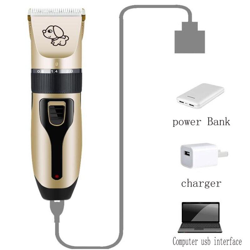 Coupe Poils pour Chien et Chat Rechargeable USB