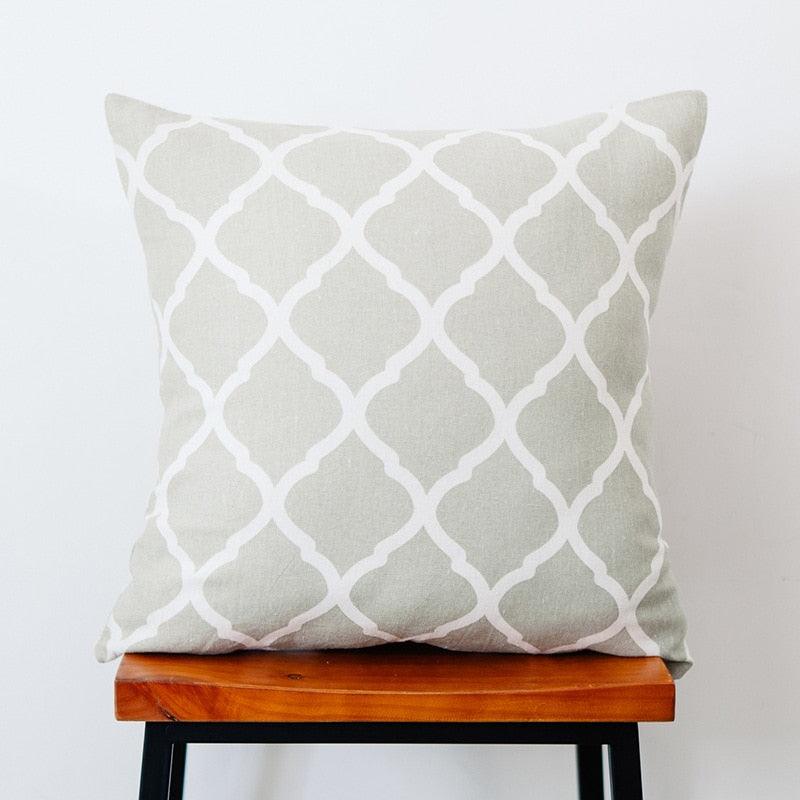 Coussin en coton nordique pour canapé, housse de coussin pour coussin de voiture, textile d'intérieur color 2 45 - 45 without core