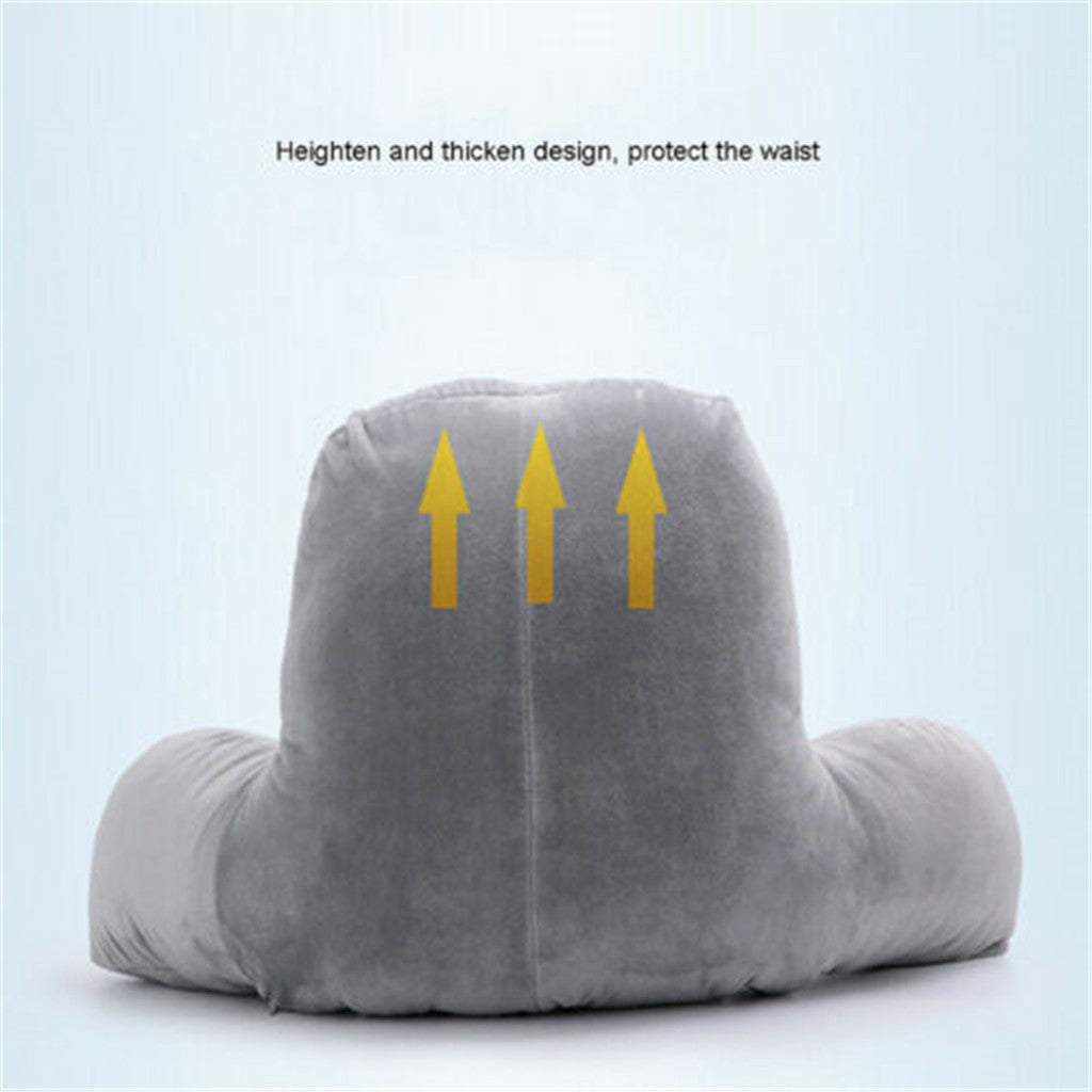 "Coussin en velours côtelé uni avec accoudoir et appui-tête sur AOMshop"