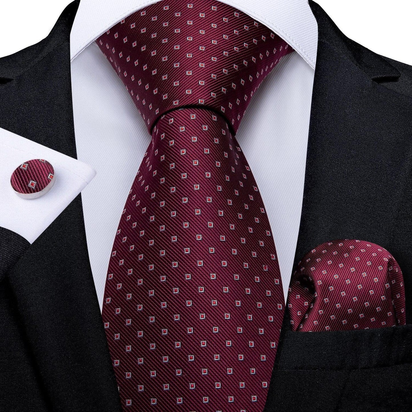 "Cravate pour homme en soie de designer paisley bleu sarcelle DiBanGu" MJ-0875
