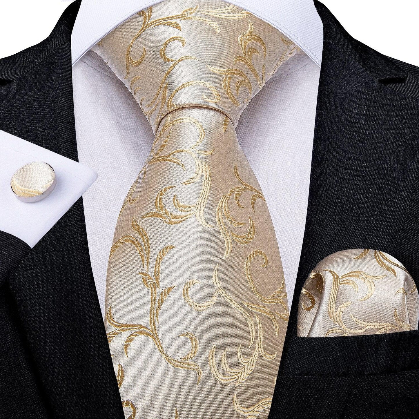 "Cravate pour homme en soie de designer paisley bleu sarcelle DiBanGu" MJ-1117