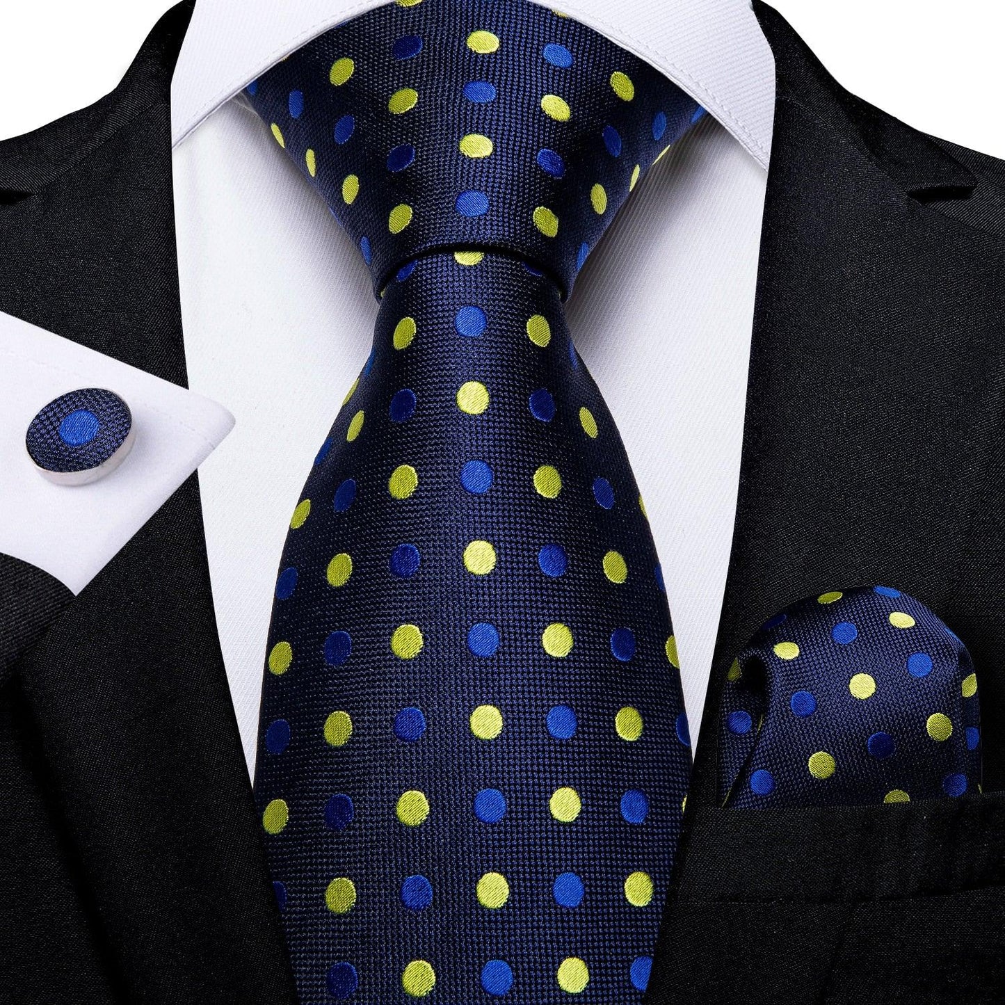 "Cravate pour homme en soie de designer paisley bleu sarcelle DiBanGu" MJ-1446