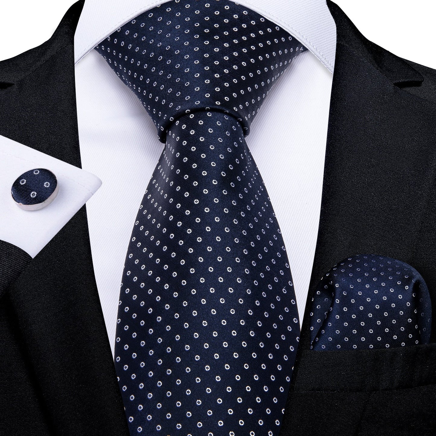 "Cravate pour homme en soie de designer paisley bleu sarcelle DiBanGu" MJ-7148