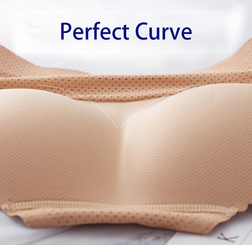Culotte rembourrée pour femmes - Shaper de fesses et de hanches sans couture avec pads pour les fesses et effet push-up
