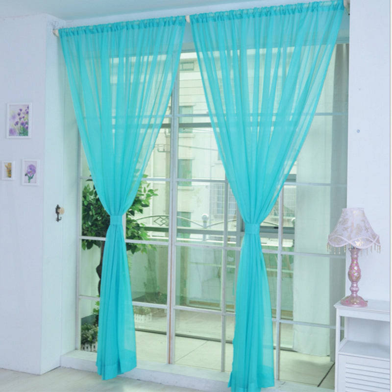 "Curtains modernes en tulle transparent pour salon et chambre - AOMshop"