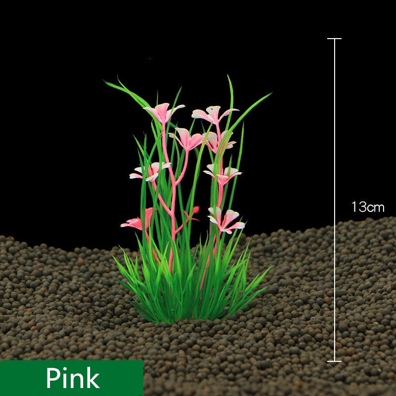 Décoration d'aquarium à plantes simulées - AOMshop