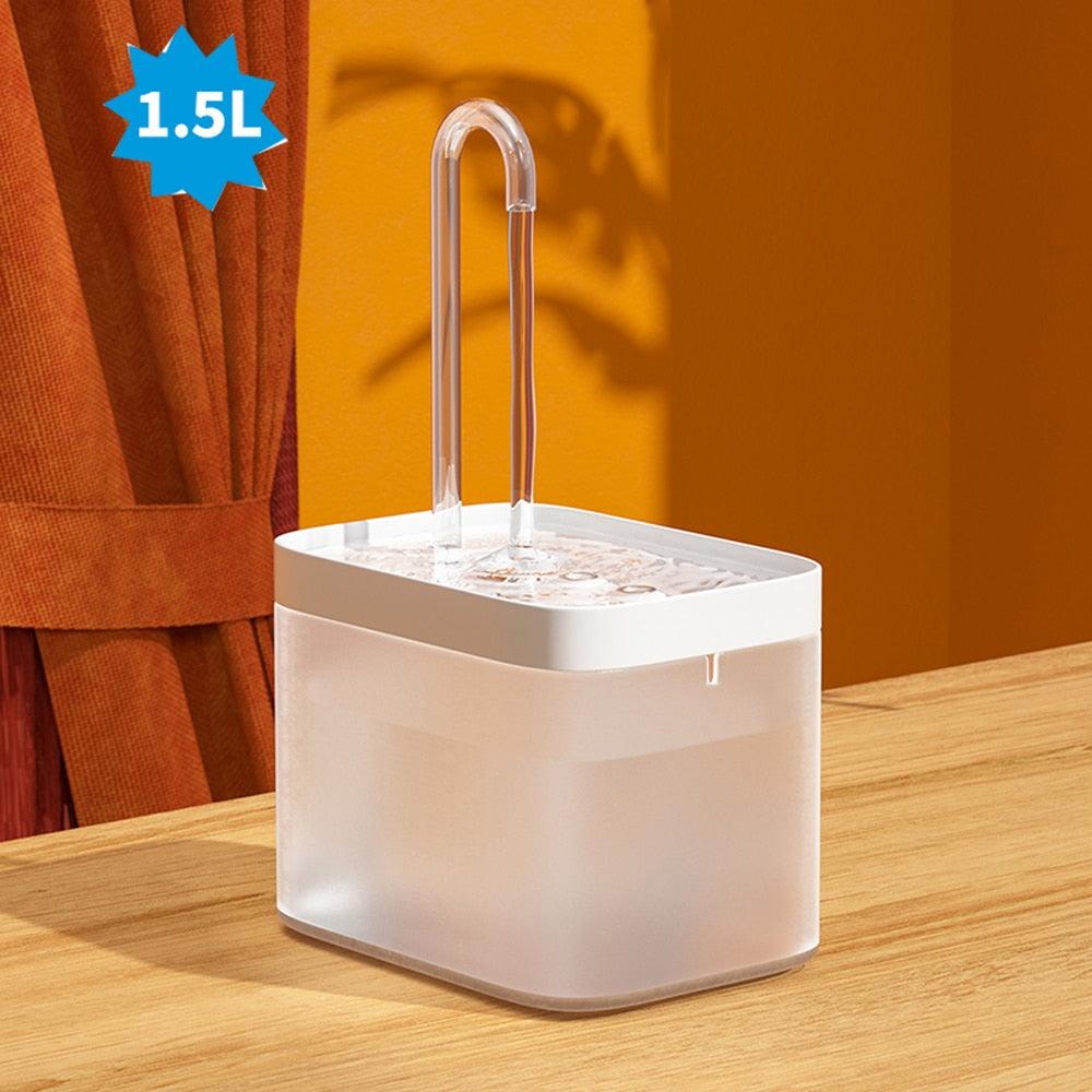Distributeur automatique d'eau pour animaux de compagnie 097 White Free Size