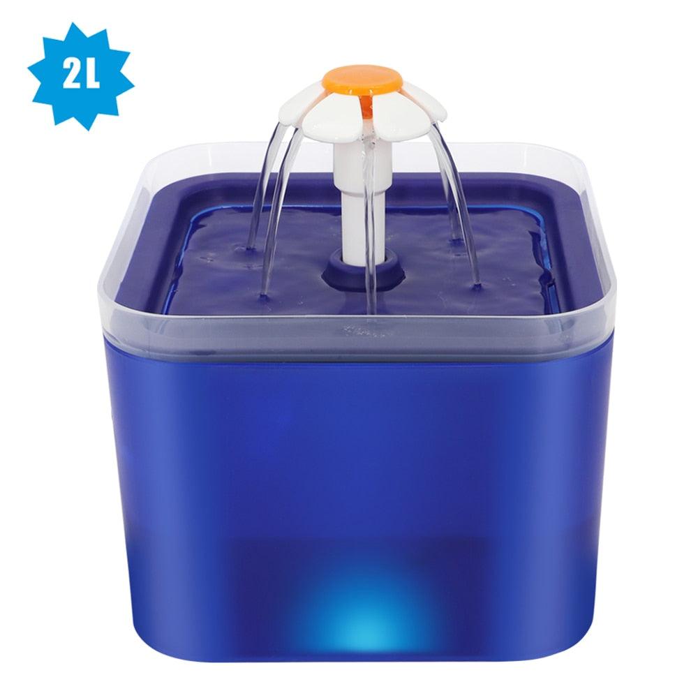 Distributeur automatique d'eau pour animaux de compagnie 087 Blue Free Size