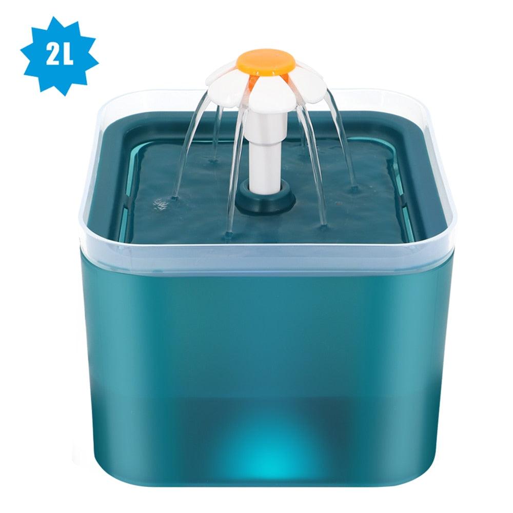 Distributeur automatique d'eau pour animaux de compagnie 087 Green Free Size