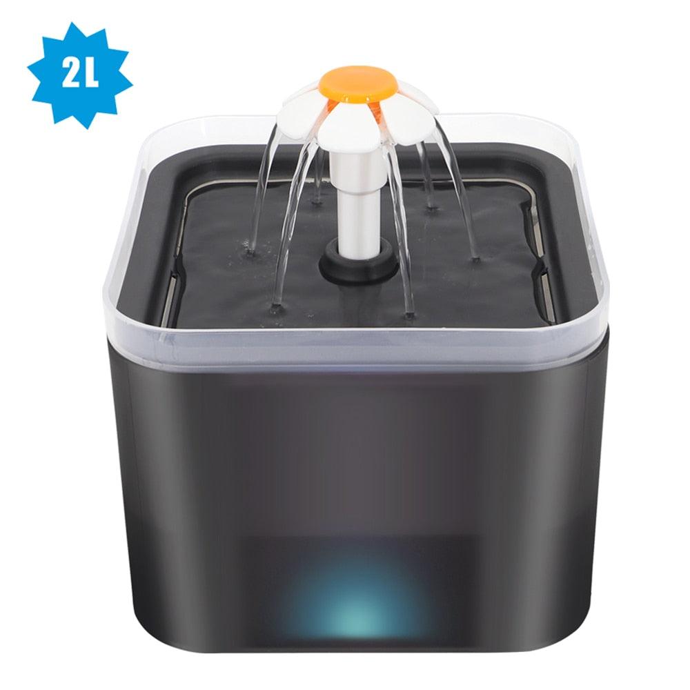 Distributeur automatique d'eau pour animaux de compagnie 087 Gray Free Size