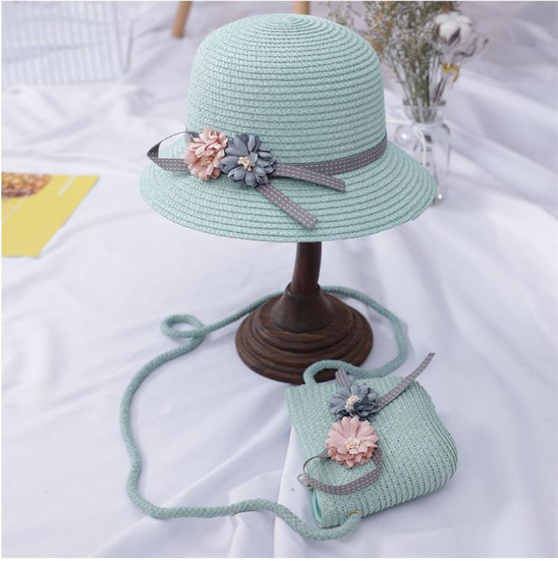 Ensemble chapeau d'été et sac pare-soleil pour enfants | AOMshop