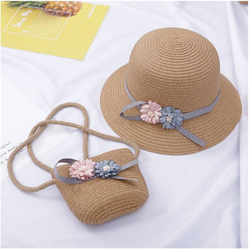 Ensemble chapeau d'été et sac pare-soleil pour enfants | AOMshop