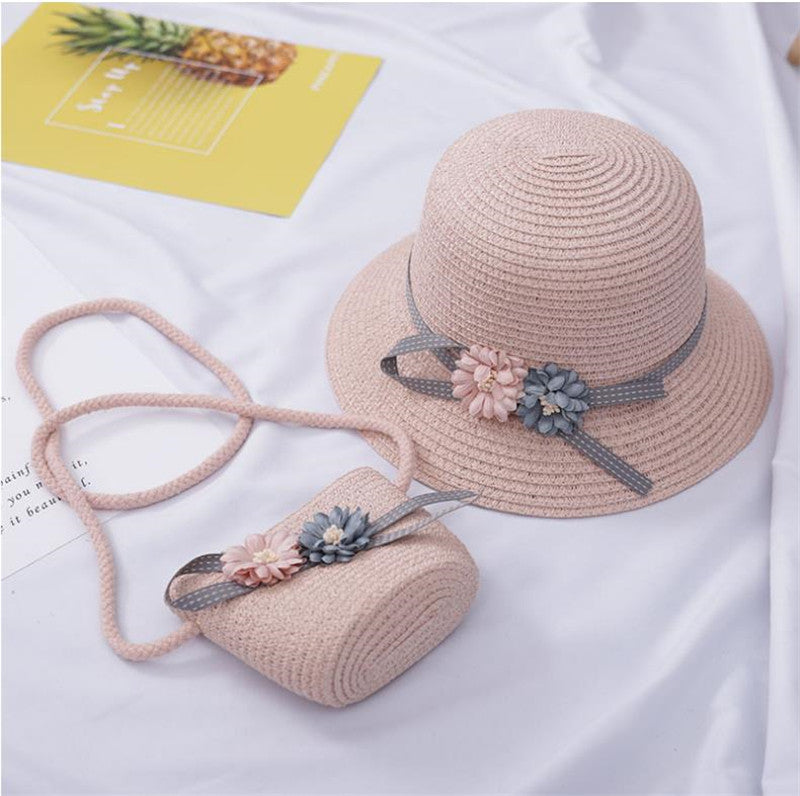 Ensemble chapeau d'été et sac pare-soleil pour enfants | AOMshop
