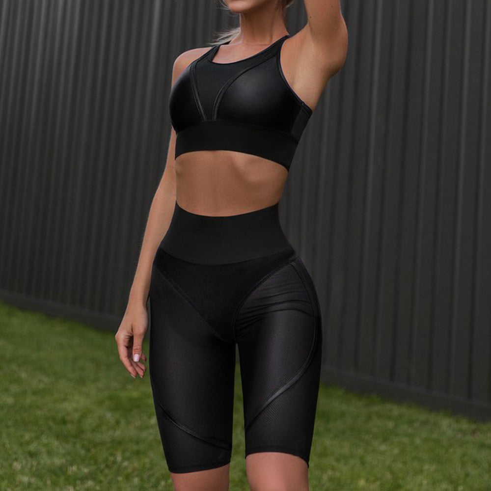 "Ensemble de sport pour femmes - leggings taille haute sexy et soutien-gorge de sport | AOMshop"