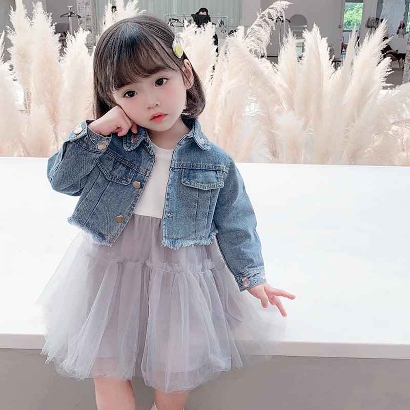 Ensemble fille bébé gray