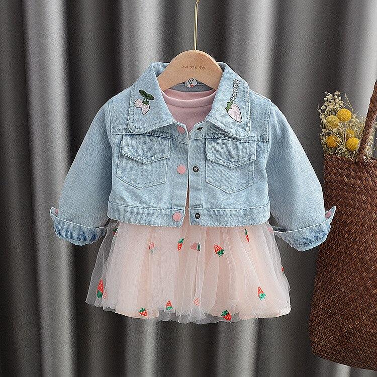 Ensemble fille bébé Strawberry