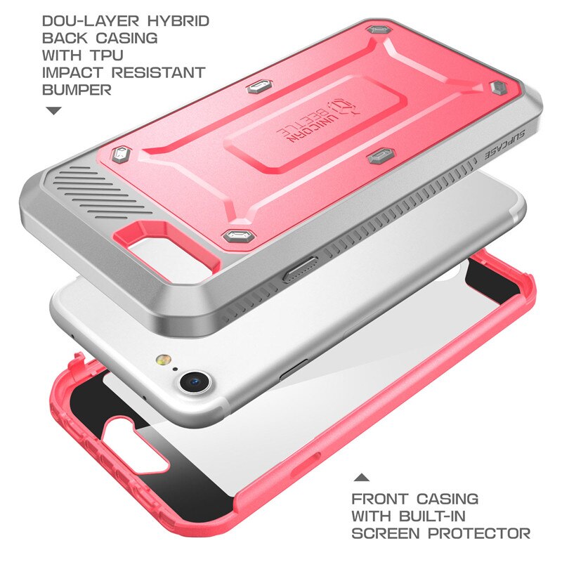 Étui SUPCASE UB Pro robuste avec clip ceinture pour iPhone SE 2022/2020 et iPhone 7/8
