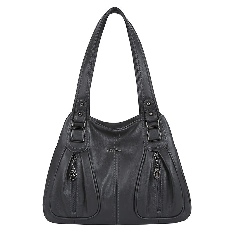 European And American Fashion Women's Shoulder Bag Portable | AOMshop Grey