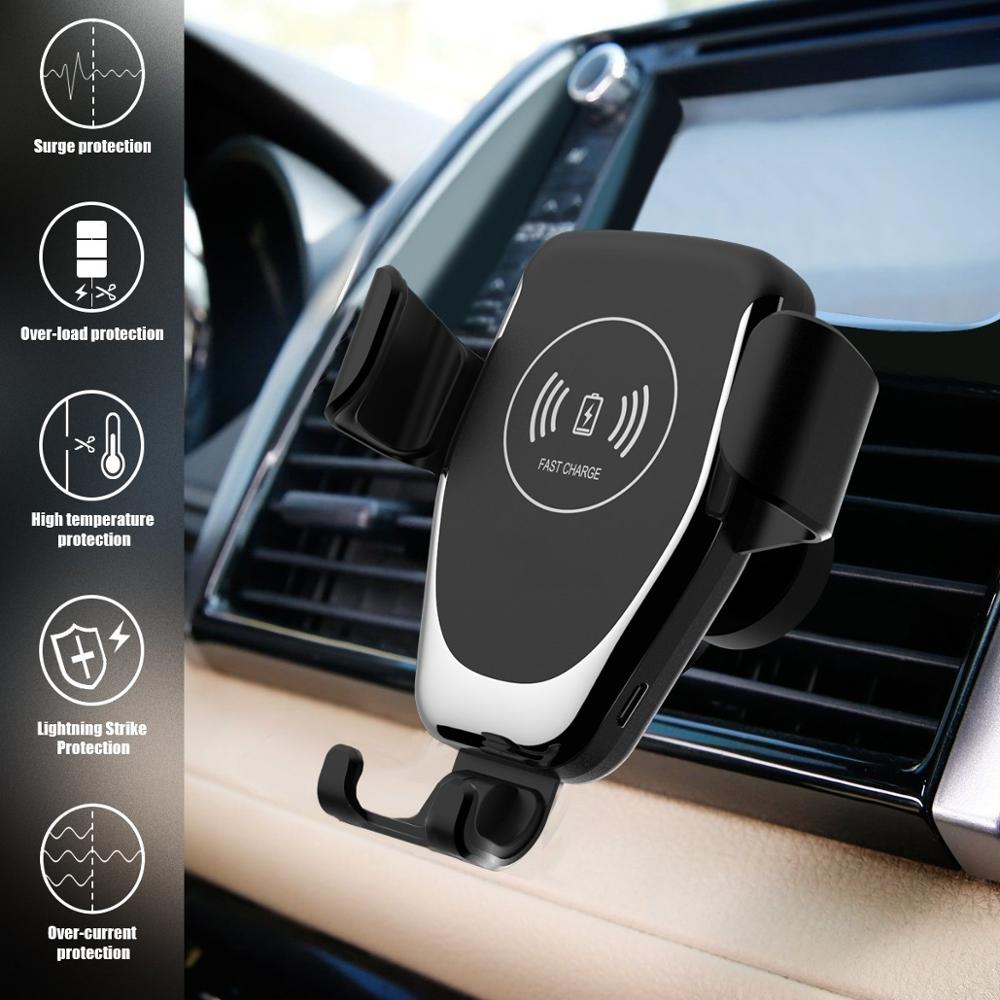 FDGAO 30W Car Mount Wireless Charger pour iPhone 14 13 12 11 Pro XS Max XR X 8