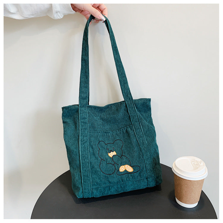 AOMshop - Sac à Bandoulière Brodé à Motif Cartoon pour Femme - Série Japonaise