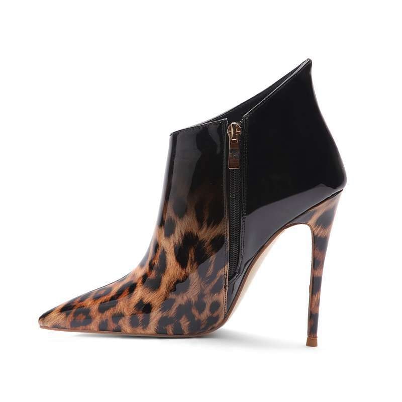 Femme Pointues à Talons Hauts Fins Imprimé Léopard | AOMshop Gradient Leopard PU