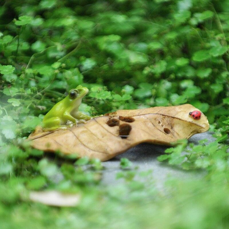 Figurines d'Oiseaux Miniatures en Résine pour Décoration de Jardin | Artisanat Fait Main