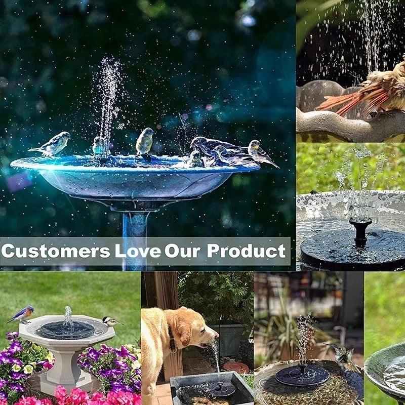"Fontaine solaire : décorez votre jardin avec cette fontaine écologique"