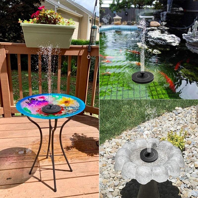 "Fontaine solaire : décorez votre jardin avec cette fontaine écologique"