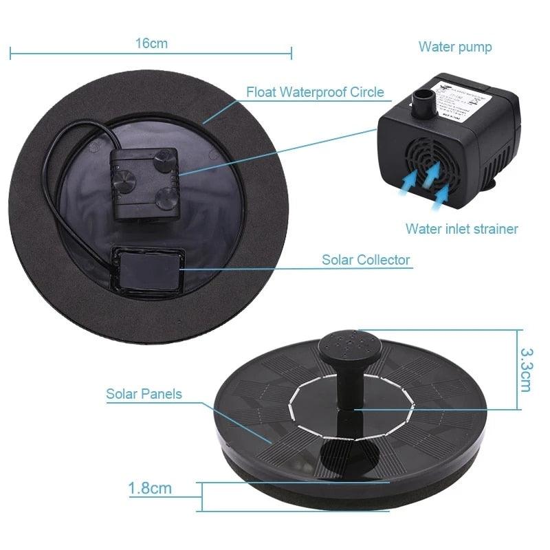 "Fontaine solaire : décorez votre jardin avec cette fontaine écologique"