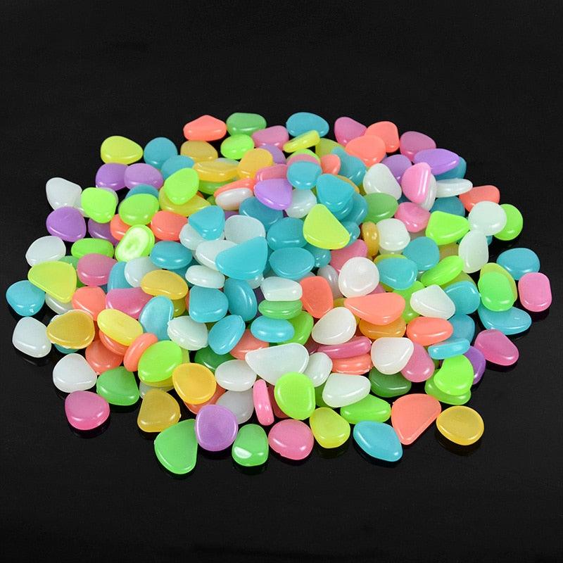 Galets lumineux pour jardin