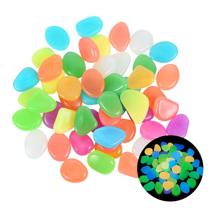 Galets lumineux pour jardin Mix