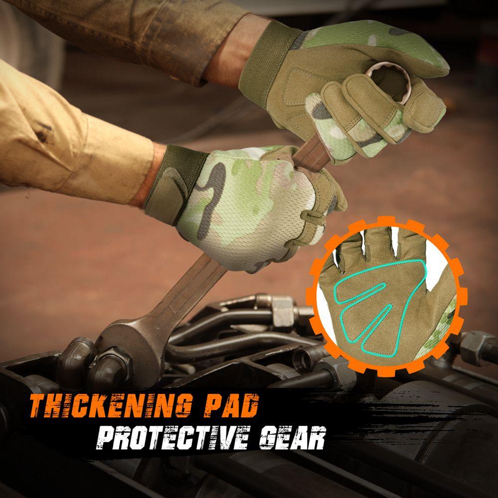 Gants tactiques Multicam pour militaire, airsoft, moto et paintball