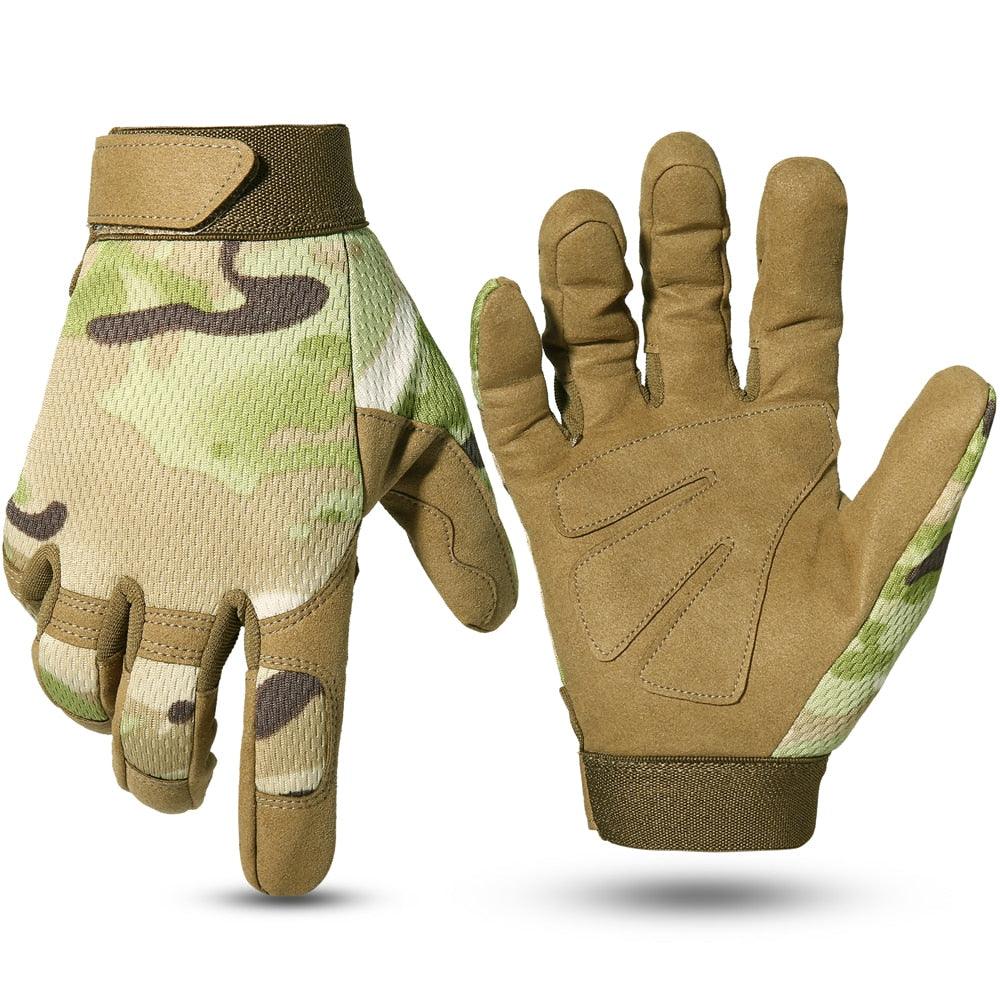 Gants tactiques Multicam pour militaire, airsoft, moto et paintball Multicam