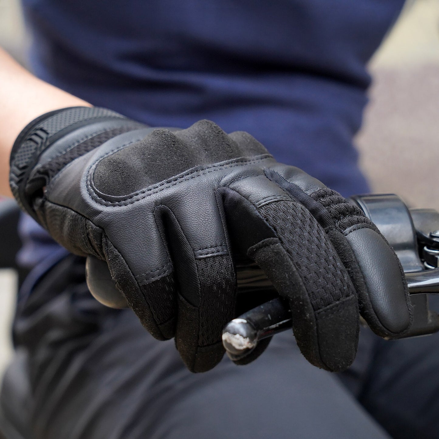 "Gants tactiques en cuir avec écran tactile - Pour activités de plein air"