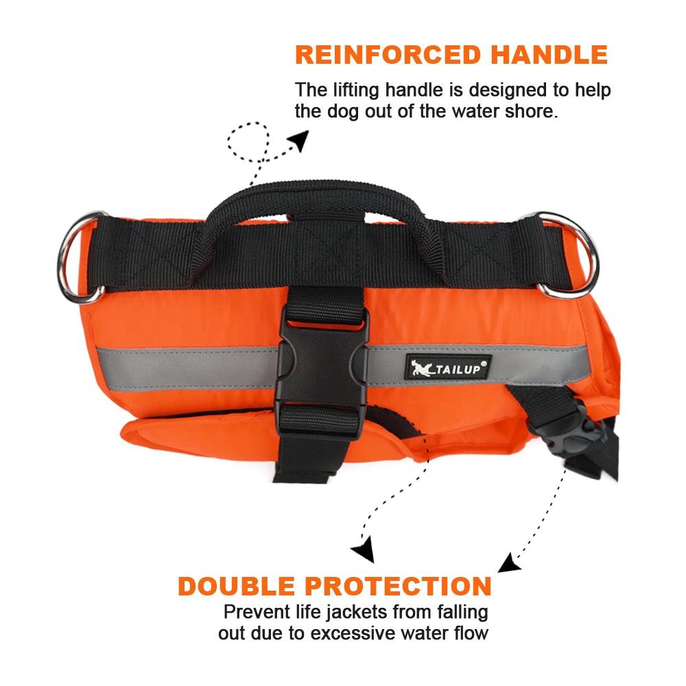 Gilet de sauvetage pour chien - Pour les petites et grandes races