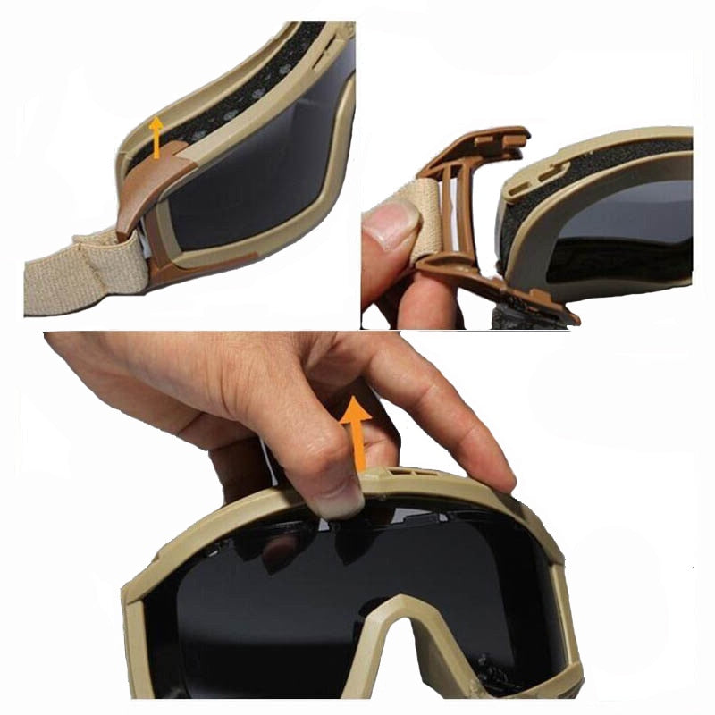 Achetez des lunettes tactiques pour le tir et l'airsoft - AOMshop