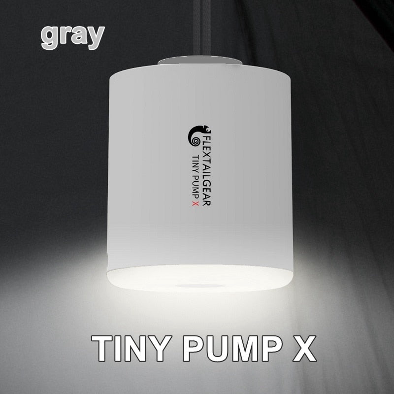 FLEXTAILGEAR Air Pump TINY Portable pour Matelas de Camping et Bouées gonflables | AOMshop Tiny pump X -gray