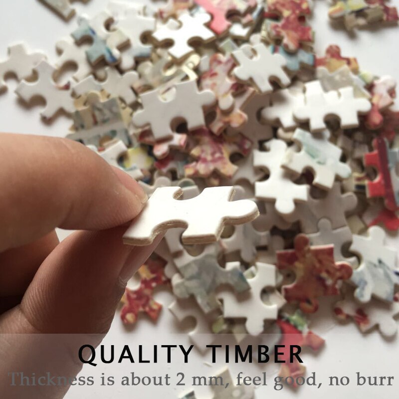 "Puzzle Château Elfique MOMEMO 1000 pièces en bois - AOMshop"
