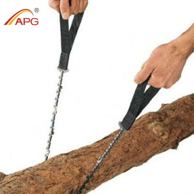 APG 65cm Pocket Chainsaw - Outil de Survie pour Camping et Jardinage | AOMshop Default Title