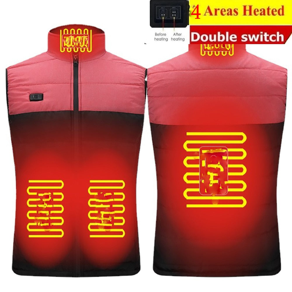 AOMshop - Veste chauffante électrique pour homme en plein air 4 1